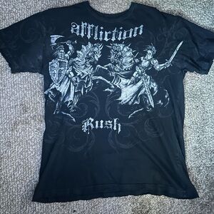 George’s St Pierre UFC Limited Edition Affliction T-Shirt